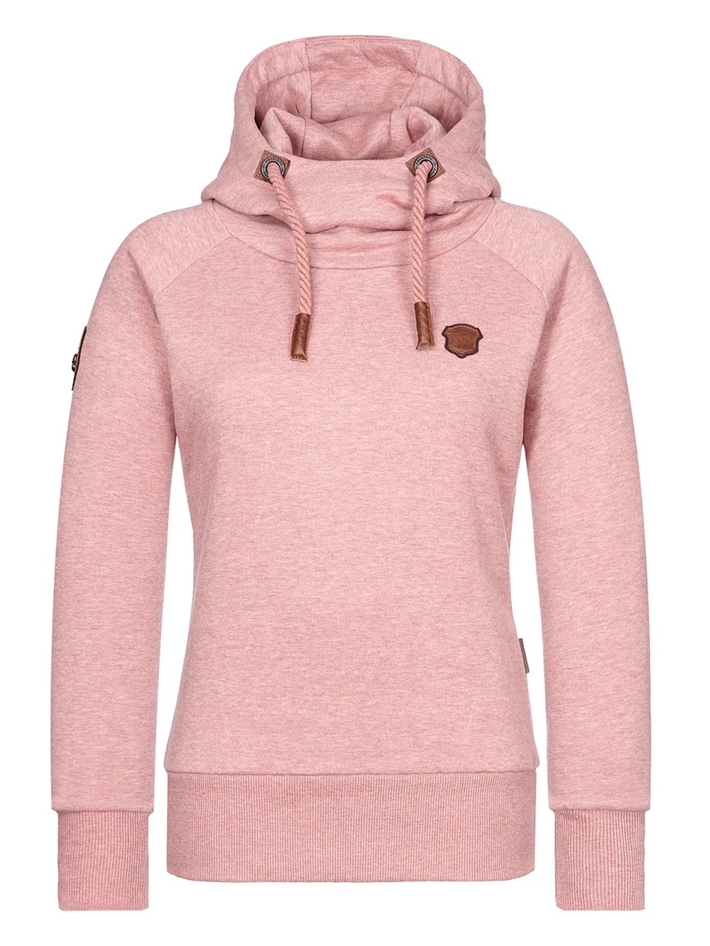 Naketano Brave New Word Women's Dusty Pink Hooded Pullover